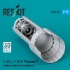 RESKIT RSU72-0293 F-4 (E, J, F, G, S) Phantom II exhaust nozzles for Academy kit (3D Printed) 1/72
